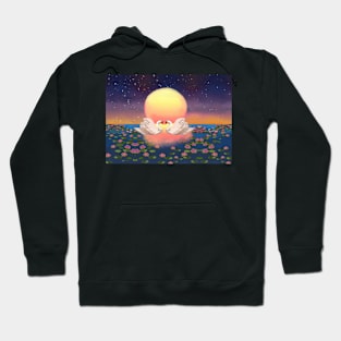 Two swans Hoodie